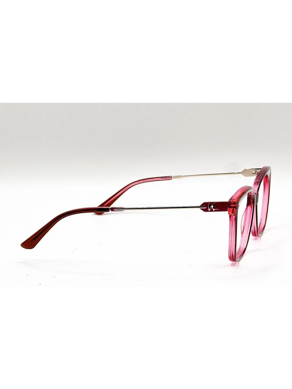 Karl Lagerfeld KL6108 206 Brown Rose Rectangle Authentic Eyeglass Frames 54-17